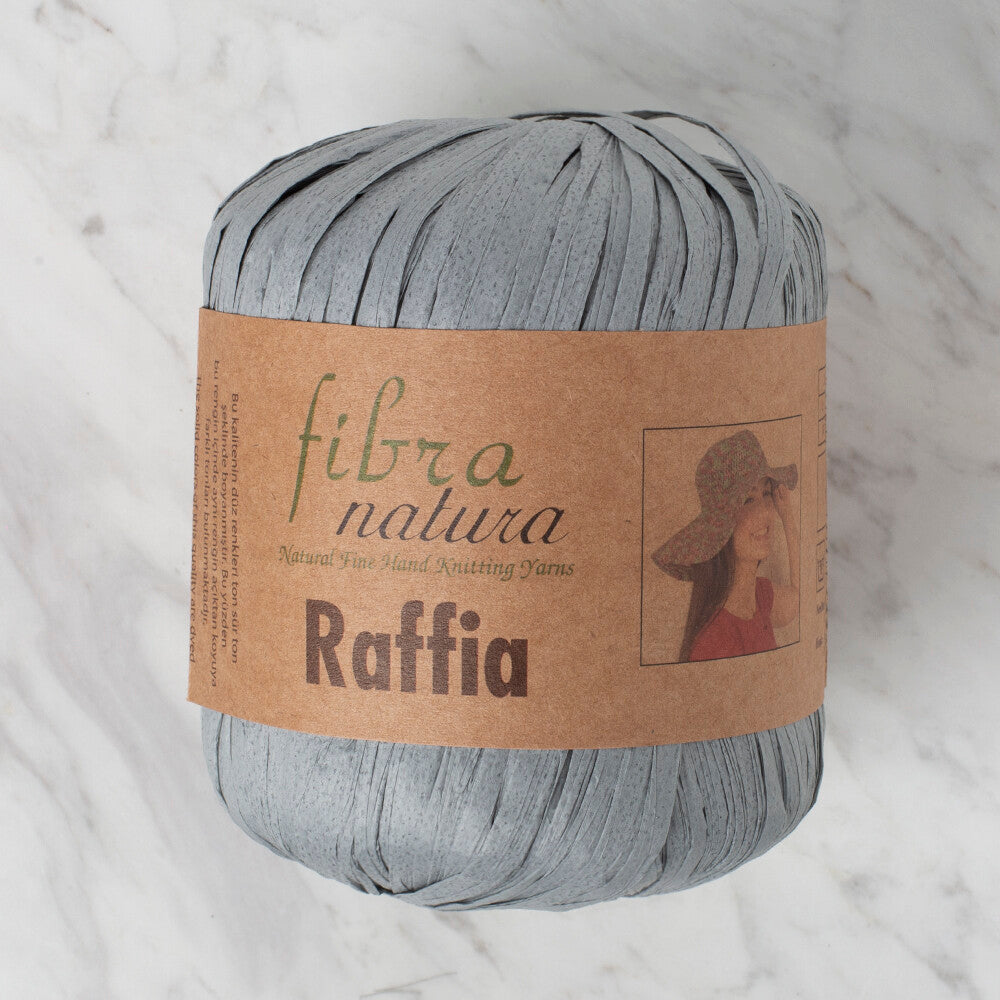 Fibra Natura Raffia 40 gr Gri Kağıt İp - 116-11